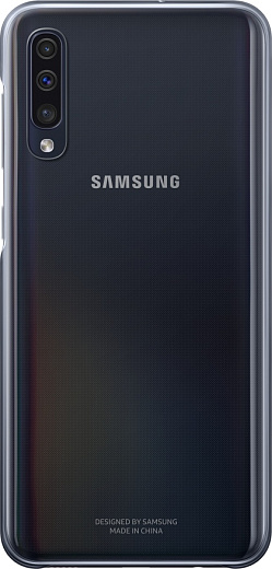 ББампер оригинальный Samsung Gradation для A50 (черный)